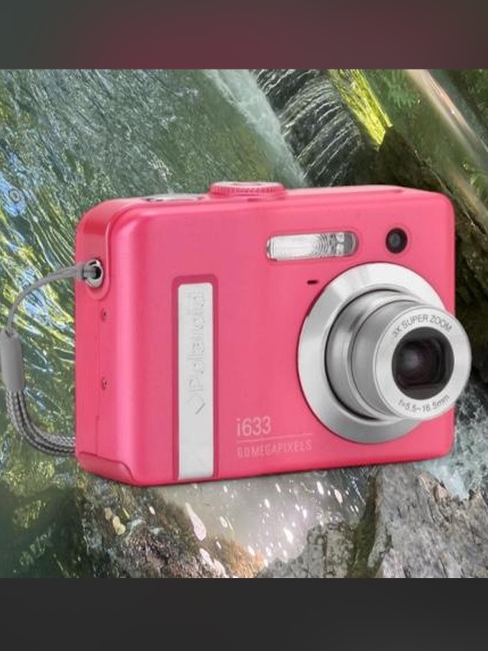 Polaroid Pink Compact Digital Camera with Silver Lens